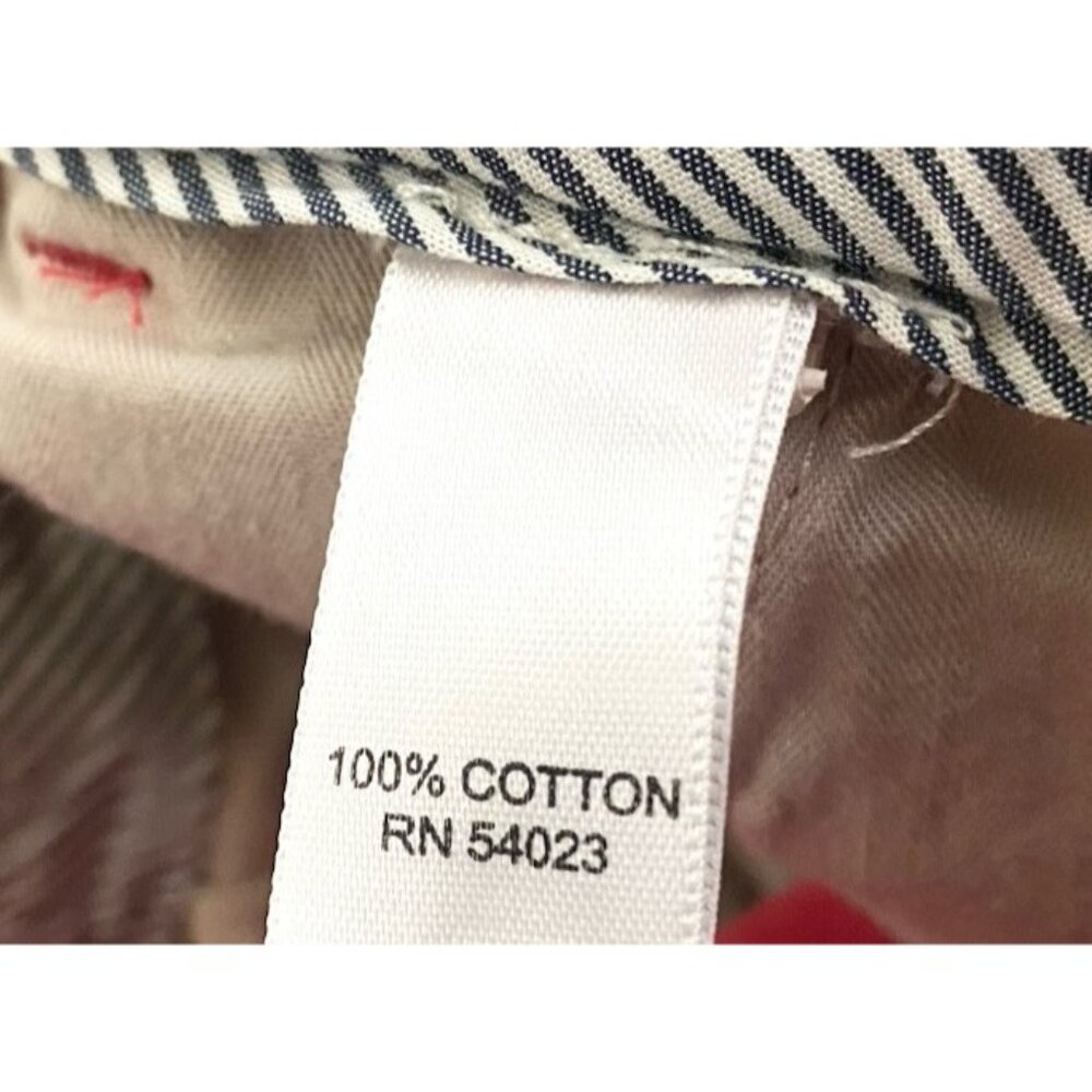 Banana Republic Pale Red Emerson Chino Pants Size 35 x 30 Preppy Casual Career - Picture 7 of 7